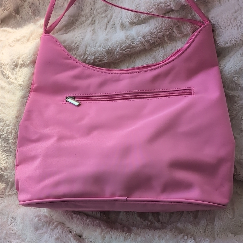 Vintage Pink Fabric Women's Bag - Picture 5 of 9